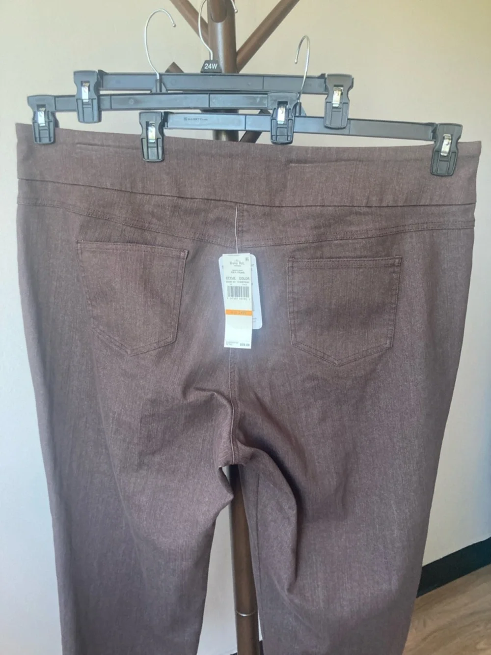 Ruby Rd ankle pant slimming contour waistband pant 24W - Picture 16 of 17